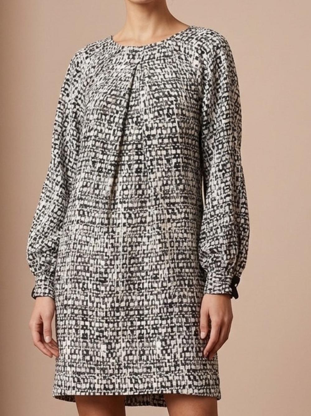 BCBGMaxAzria Silk Print Dress